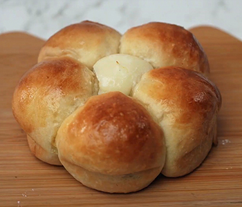 Flores de queso crema